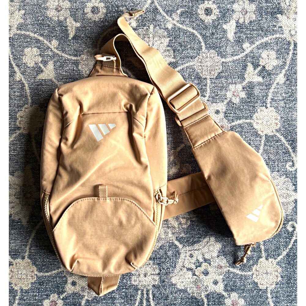adidas Essentials 3 Sling Crossbody Bag neutral beige